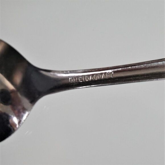 Venus Stainless by Oneida Silver Teaspoon ONEIDACRAFT Flatware Discontinued - Picture 5 of 5
